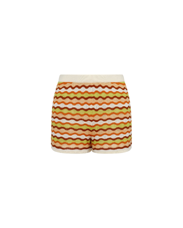 MULLU SHORTS | ORANGE LIME